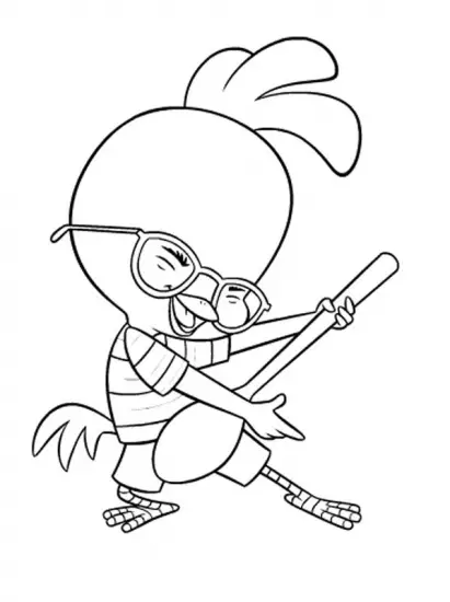 Chicken Little Coloring Printable 5