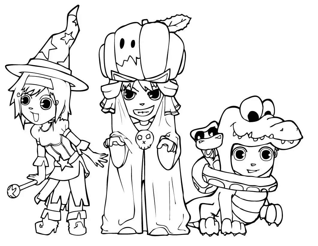 Printable Halloween Coloring Pages 2