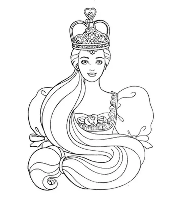 Barbie Coloring Pages 7
