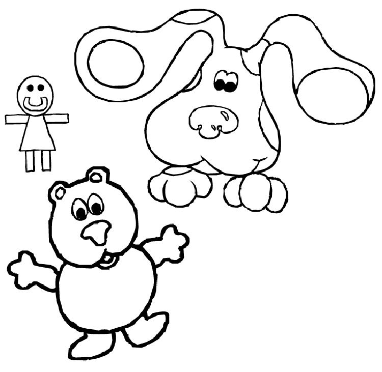 Blues Clues Coloring Pages 4
