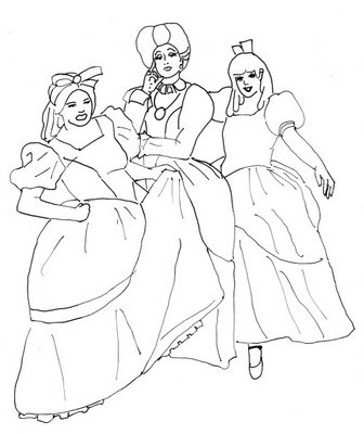 Cinderella 2 Coloring Printable 5