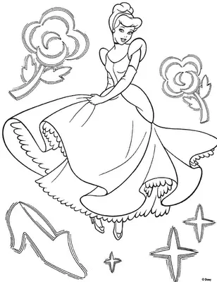 Cinderella 2 Coloring Printable 8