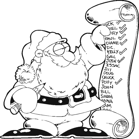 Free Printable Christmas Coloring Pages 3