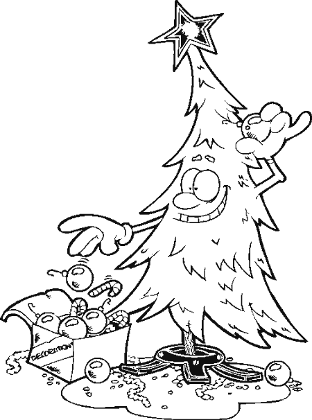 Free Printable Christmas Coloring Pages 6
