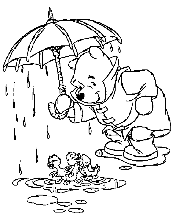 Pooh Bear Coloring Pages 4