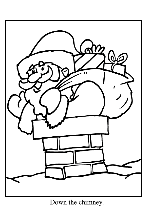 Printable Christmas Coloring Pages 1