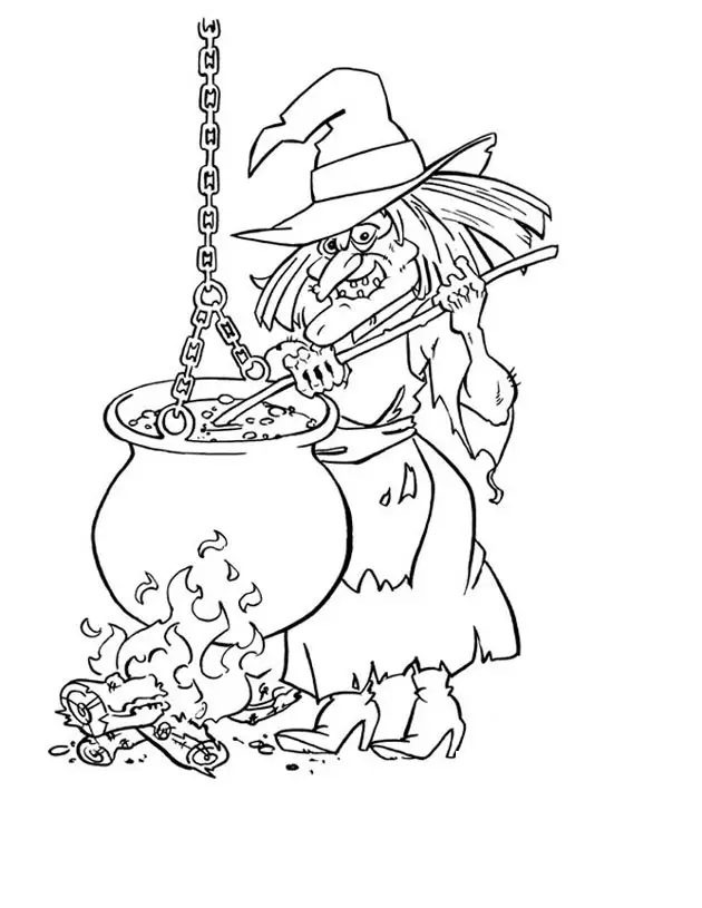 Printable Halloween Coloring Pages 3