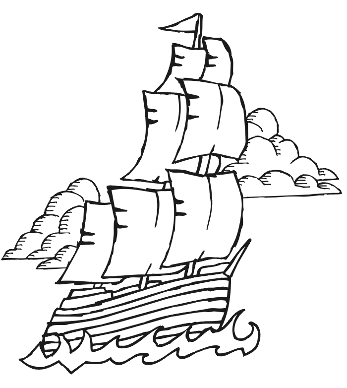 Ship Coloring Pages 6