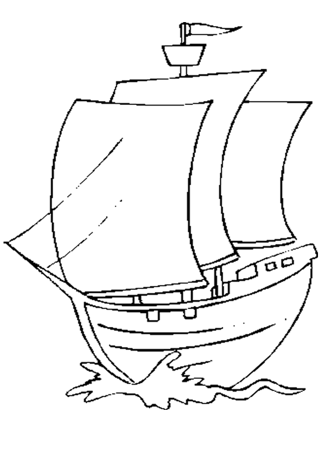 Ship Coloring Pages 7