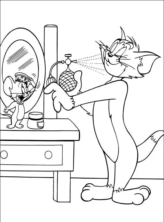 Tom and Jerry The Movie Coloring Printable 3