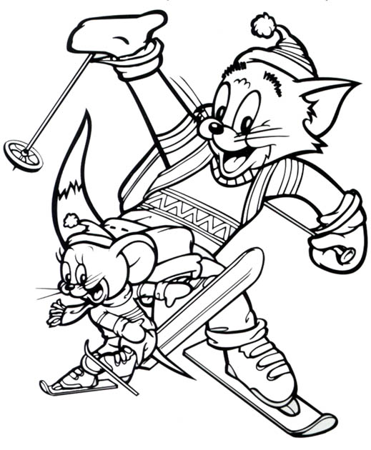 Tom and Jerry The Movie Coloring Printable 4