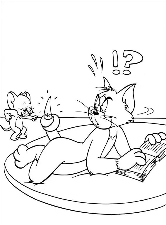 Tom and Jerry The Movie Coloring Printable 5
