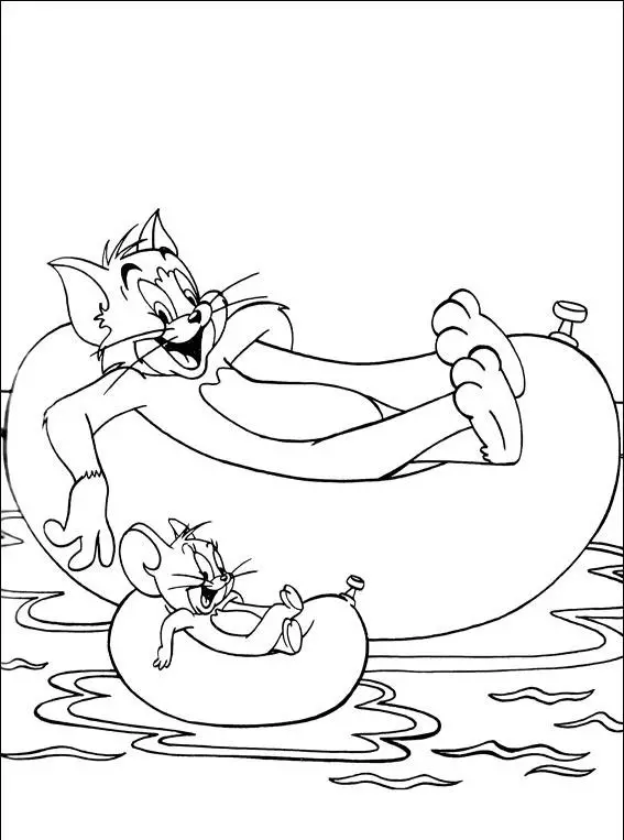 Tom and Jerry The Movie Coloring Printable 6